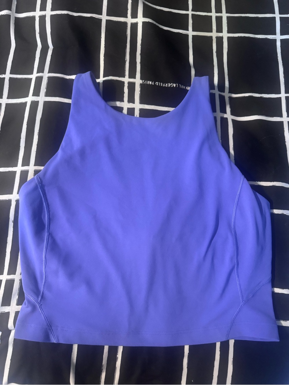 lululemon athletica High-Neck Crop Tank in Violet